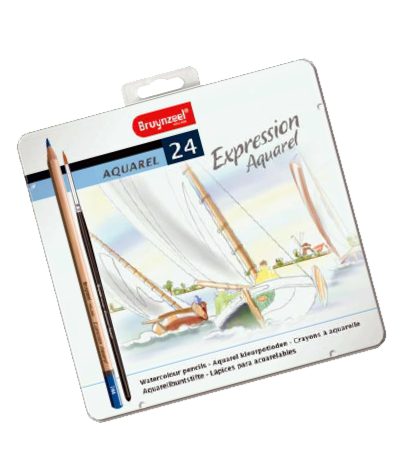 Akvarelové ceruzky Bruynzeel - sada 24 ks