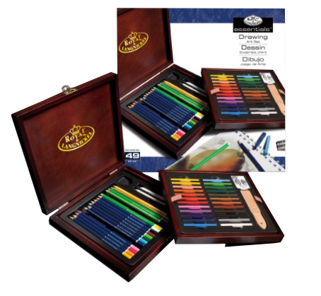 Sada farebných ceruziek Royal & Langnickel - 49 kusov