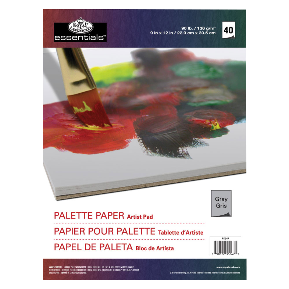 Vytrhavacia paleta so sivými papiermi (olej/akryl) Royal & Langnickel Artist Pad