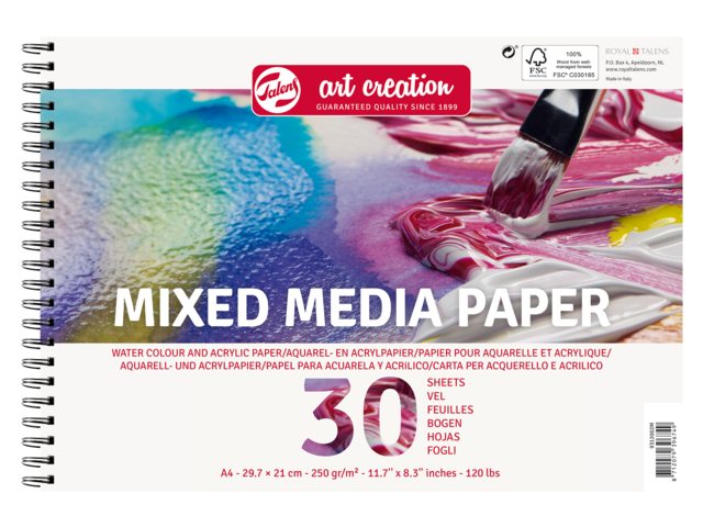 Blok Art Creation Mixed Media A4, 250g, 30 listov