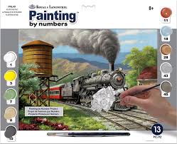 Maľovanie podľa čísiel formát A3 - Každodenná trať v 90. rokoch