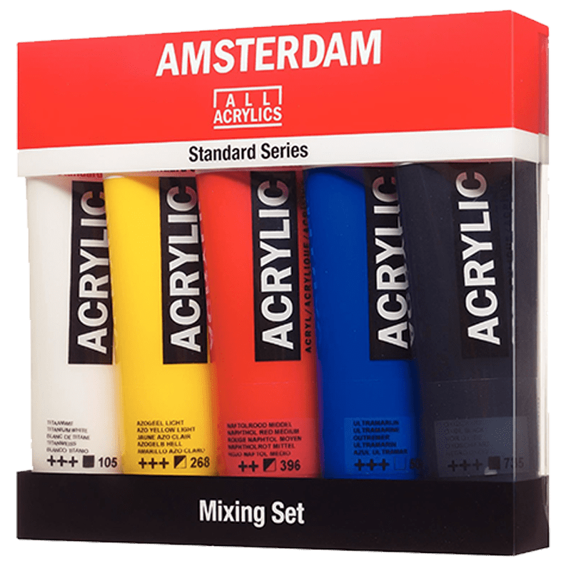 Akrylové farby Amsterdam Standard 120 ml - 5ks - Mixing set
