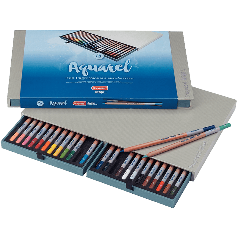 Sada akvarelových ceruziek Bruynzeel Design - 24ks