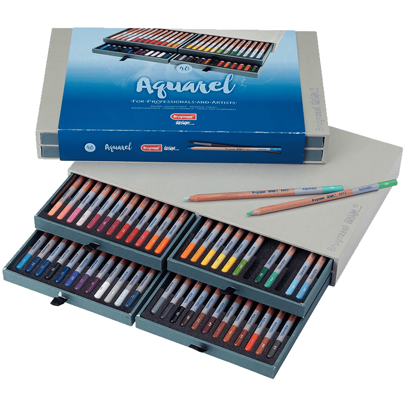 Sada akvarelových ceruziek Bruynzeel Design - 48ks