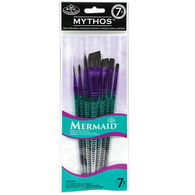 Štetce pre olej/akryl/akvarel MYTHOS - 7 ks set