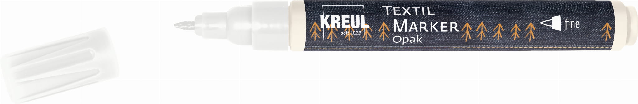 Kreul Javana Texi Fine Marker na textil Biela