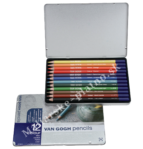 Farebné ceruzky Van Gogh - sada 12 ks