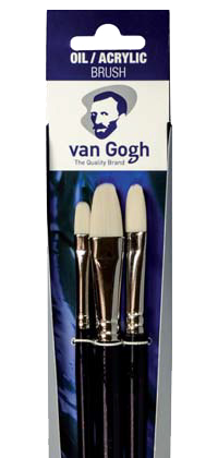 Štetce pre olej/akryl/kvaš Van Gogh 299 - set 3ks