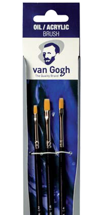 Štetce pre olej/akryl/gvaš Van Gogh 294 - set 3ks - 2 - 4 - 6