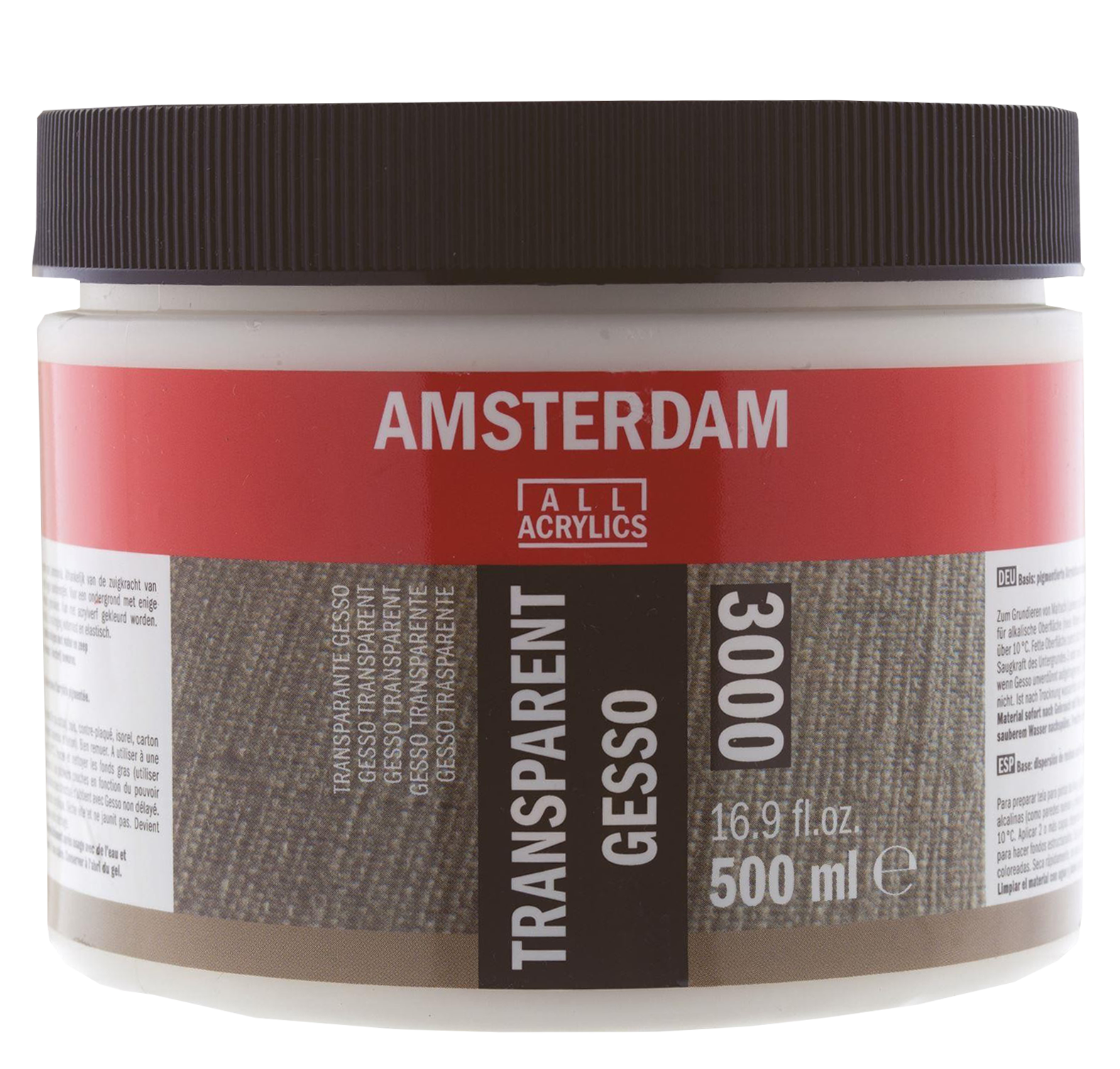 Amsterdam Transparentné Gesso 3000 - 500 ml