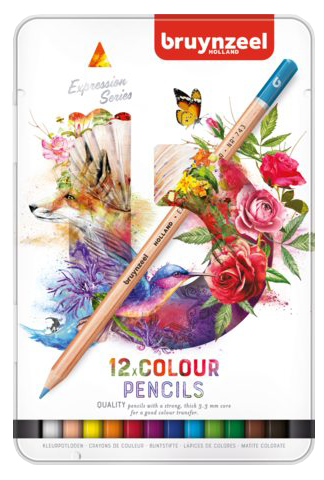 Sada farebných ceruziek Bruynzeel Expression - sada 12ks
