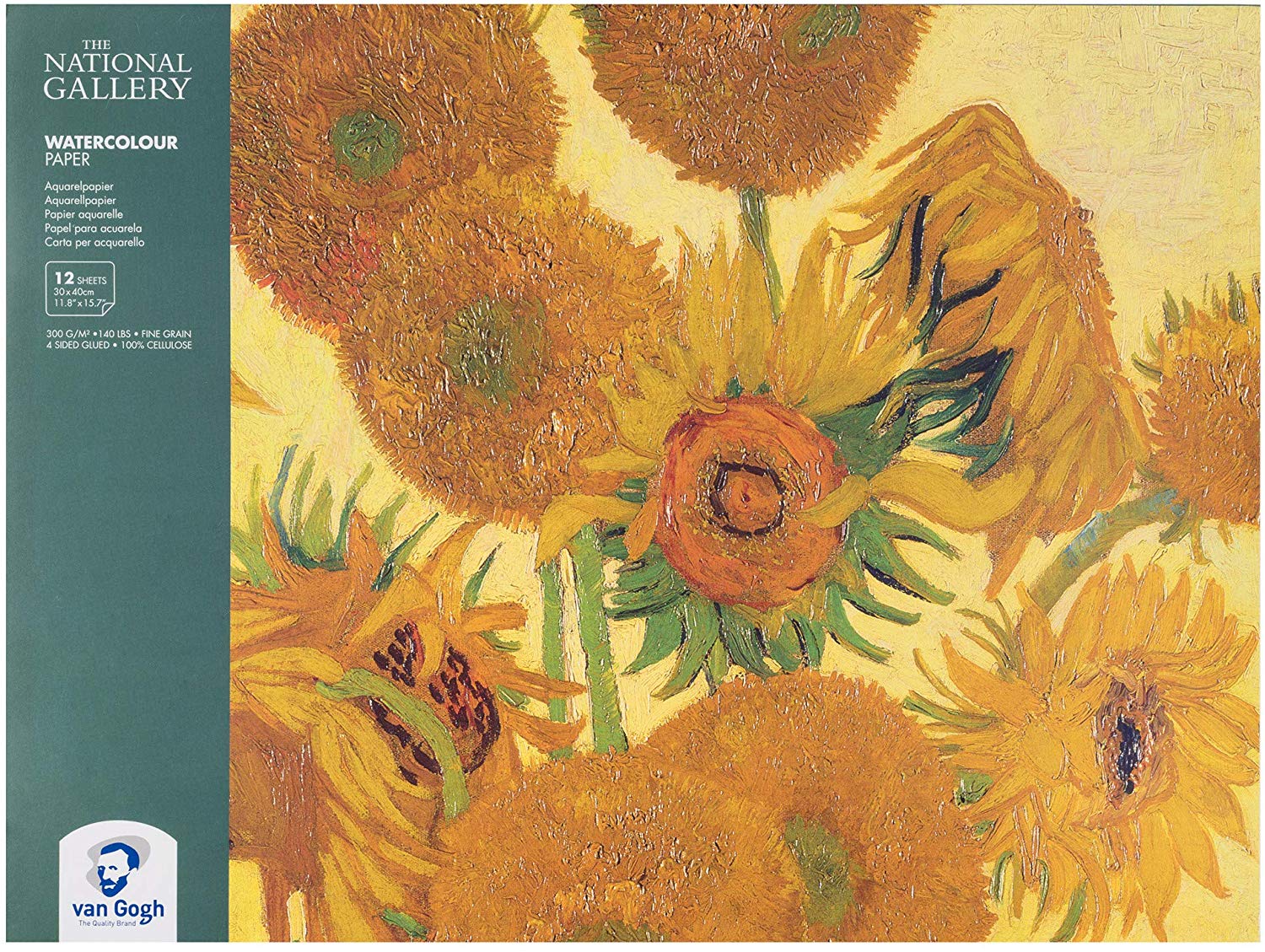 Blok pre akvarelové farby Van Gogh The National Gallery 30x40cm, 300g, 12 listov