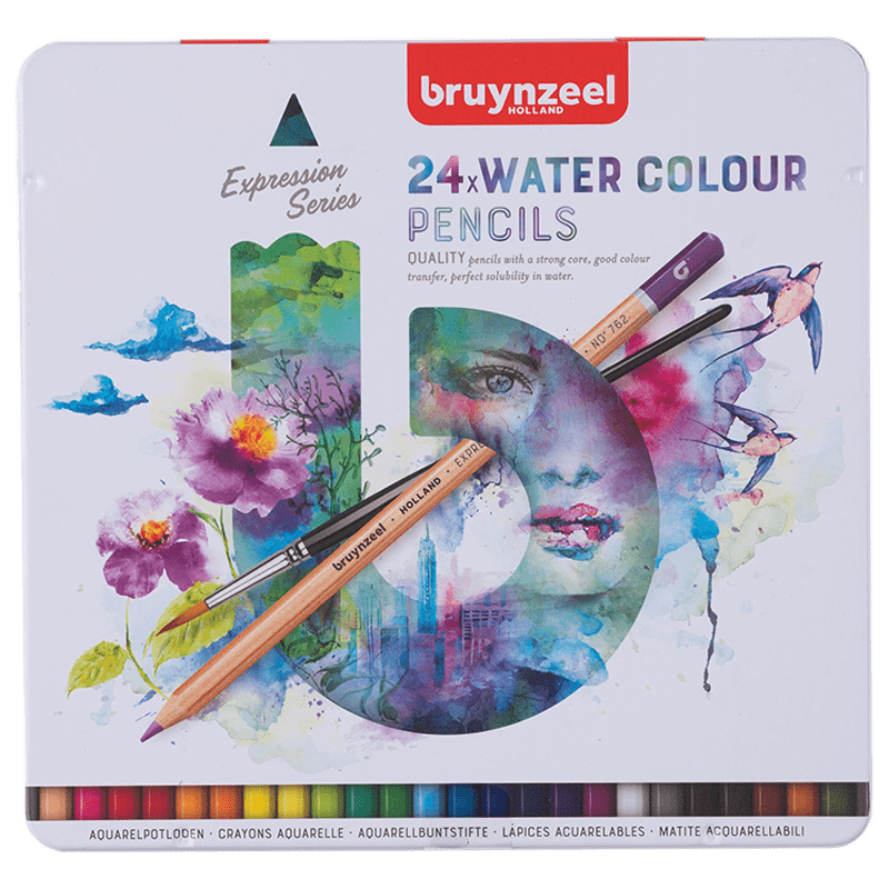Sada akvarelových ceruziek Bruynzeel Expression - 24ks