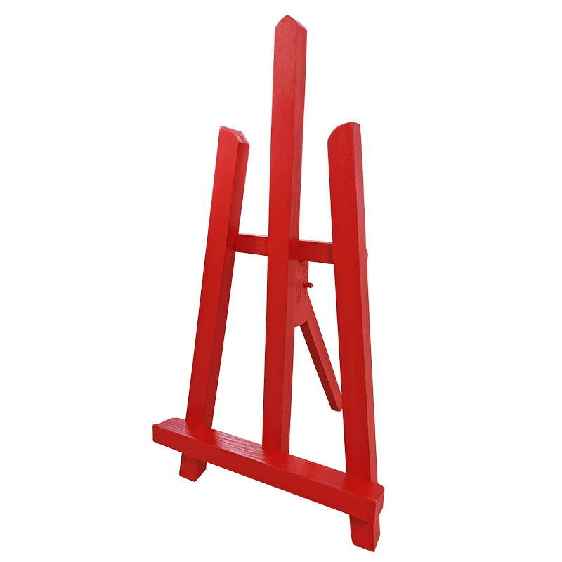 Maliarsky stojan stolový - Elara - Červená