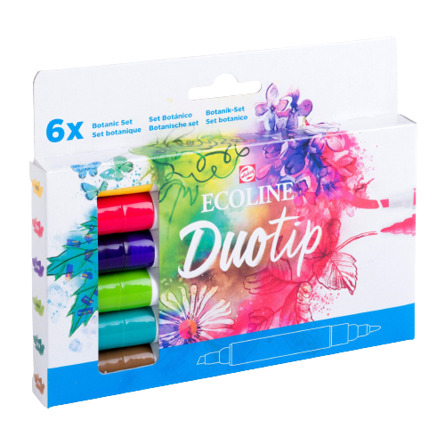 Ecoline Duotip markery Botanic set | 6 farieb