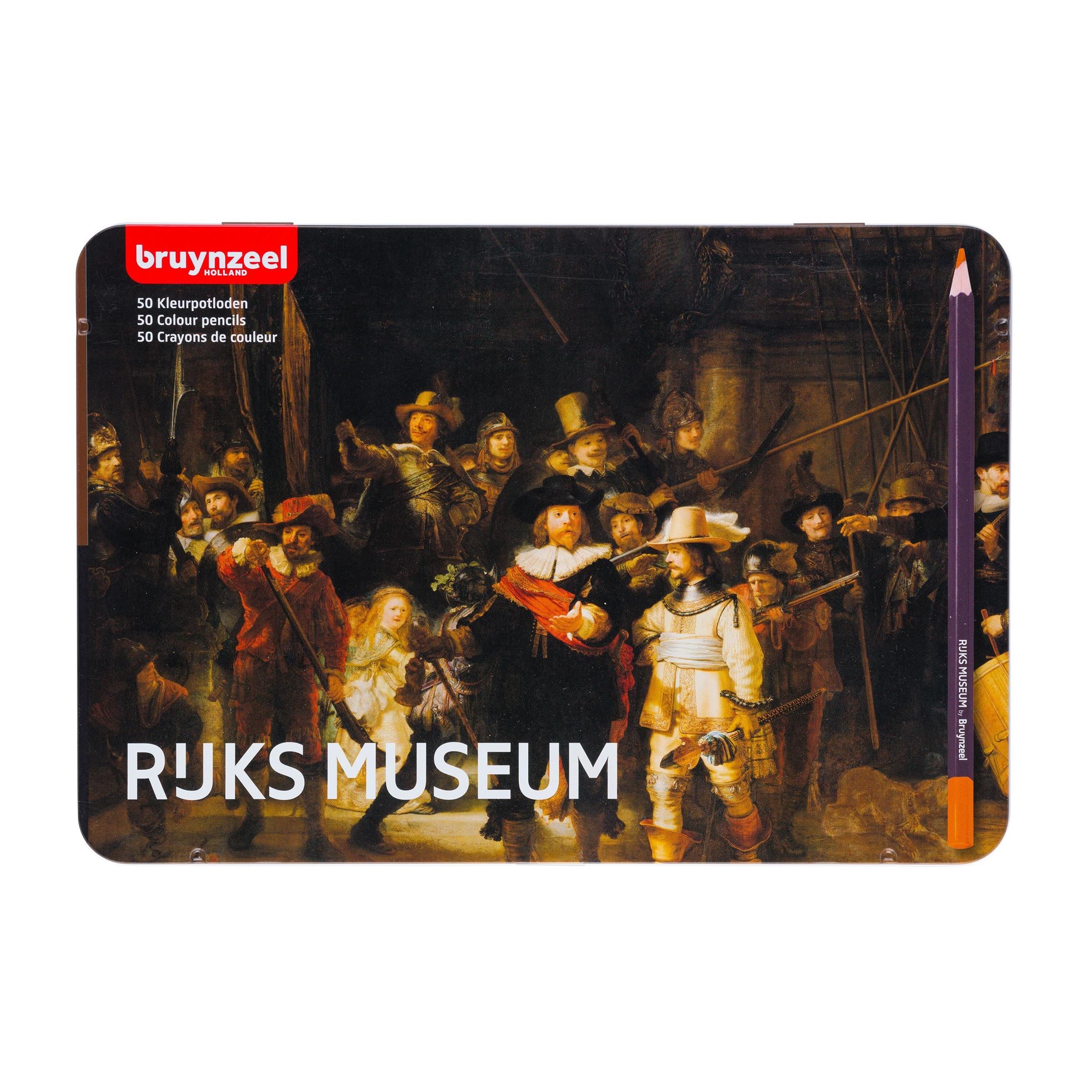 Farebné ceruzky Bruynzeel Rijks Museum - sada 50 ks