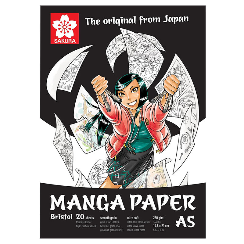 Sakura Manga sketch book - A5, 20 listov