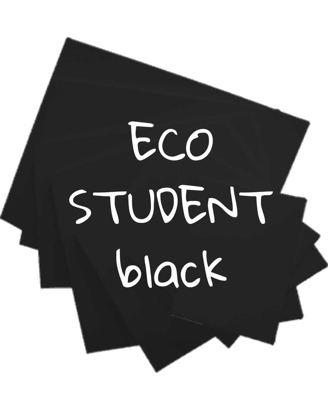 Čierne maliarske plátno na ráme ECO STUDENT 60 x 60 cm