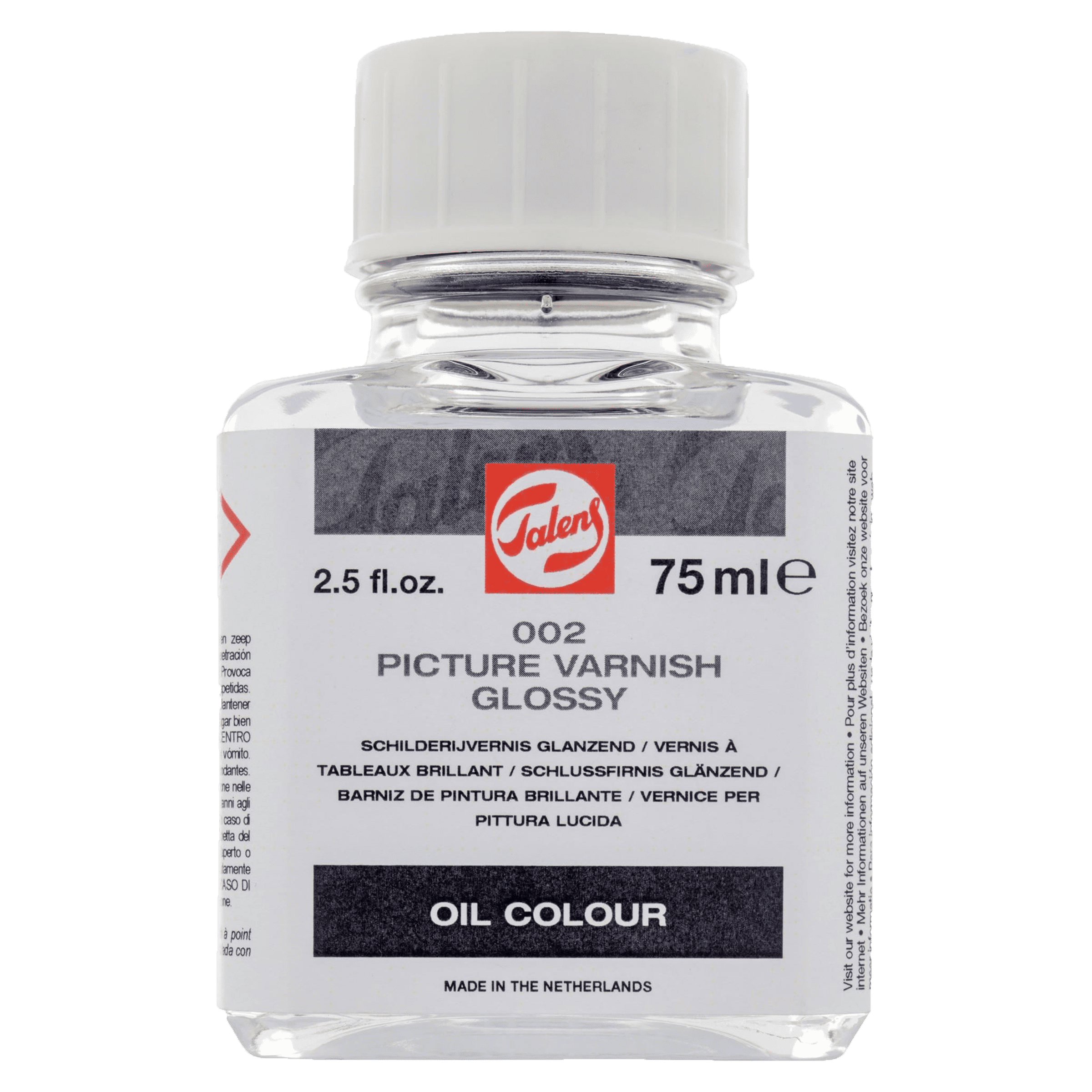 Talens lesklý lak pre olej 002 - 75 ml