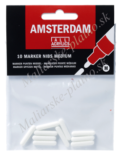 AMSTERDAM Marker - náhradný hrot 4 mm 10 ks