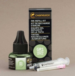 CHAMELEON Náplň pre markery 25ml Green apple GR1