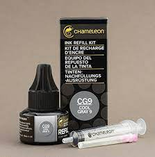 CHAMELEON Náplň pre markery 25ml Cool grey 9 CG9