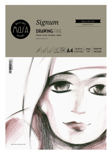 Blok na skicovanie a maľbu MUSA Signum A4, 200g, 30listov