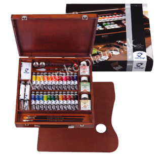 Olejové farby Van Gogh - Expert box 24 x 20 ml, 2 x 60 ml